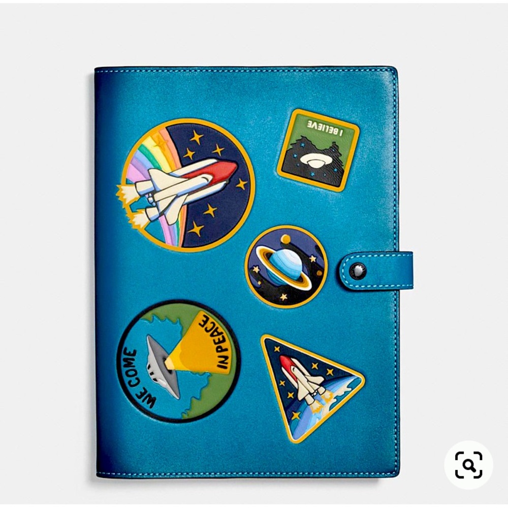 *ISO* Coach NASA sketchbook w space multi patches